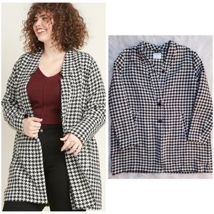Old Navy Houndstooth Coat